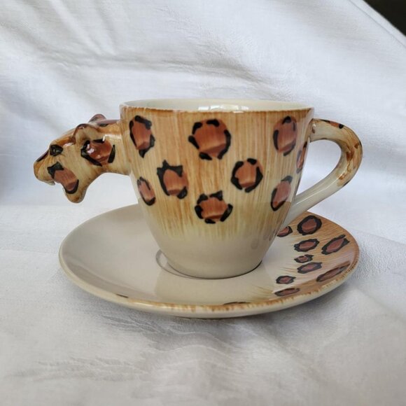 Leopard teaset - Picture 3 of 9